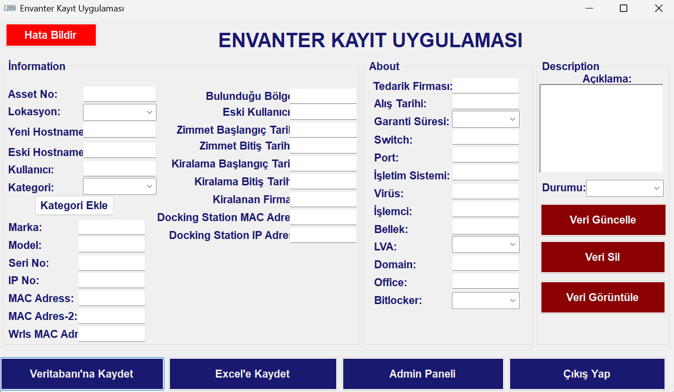 YAZAKI Inventory App